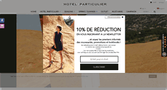 Desktop Screenshot of hotel-particulier.eu