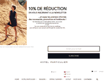 Tablet Screenshot of hotel-particulier.eu